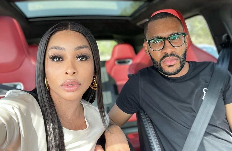 Actress Khanyi Mbau and her bae, businessman Kudzai Mushonga, have found their way to each other's arms Image: Instagram/ Khanyi Mbau